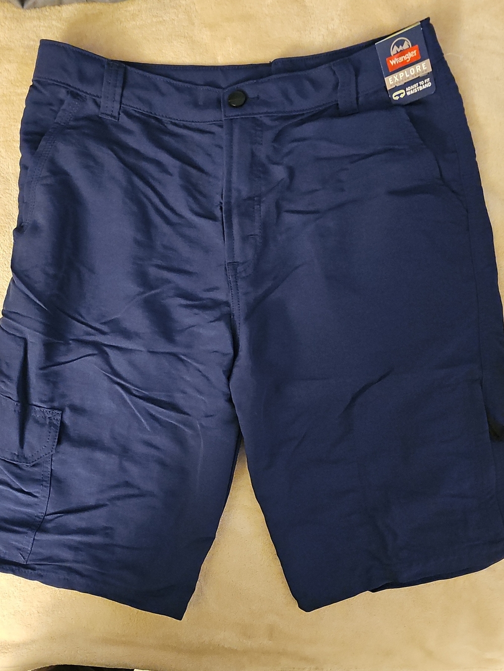 Wrangler Navy Blue Kids Cargo Shorts